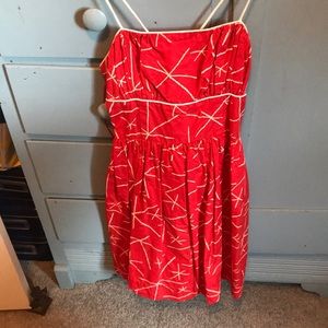 Fun red and white dress